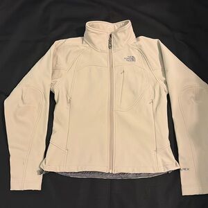 The North Face Ivory Apex Women's Jacket SZ L- seems "Petite"